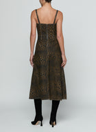 JOVIE BUSTIER MIDI DRESS