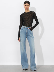 Alice and Olivia Taeyn Lace Bodysuit