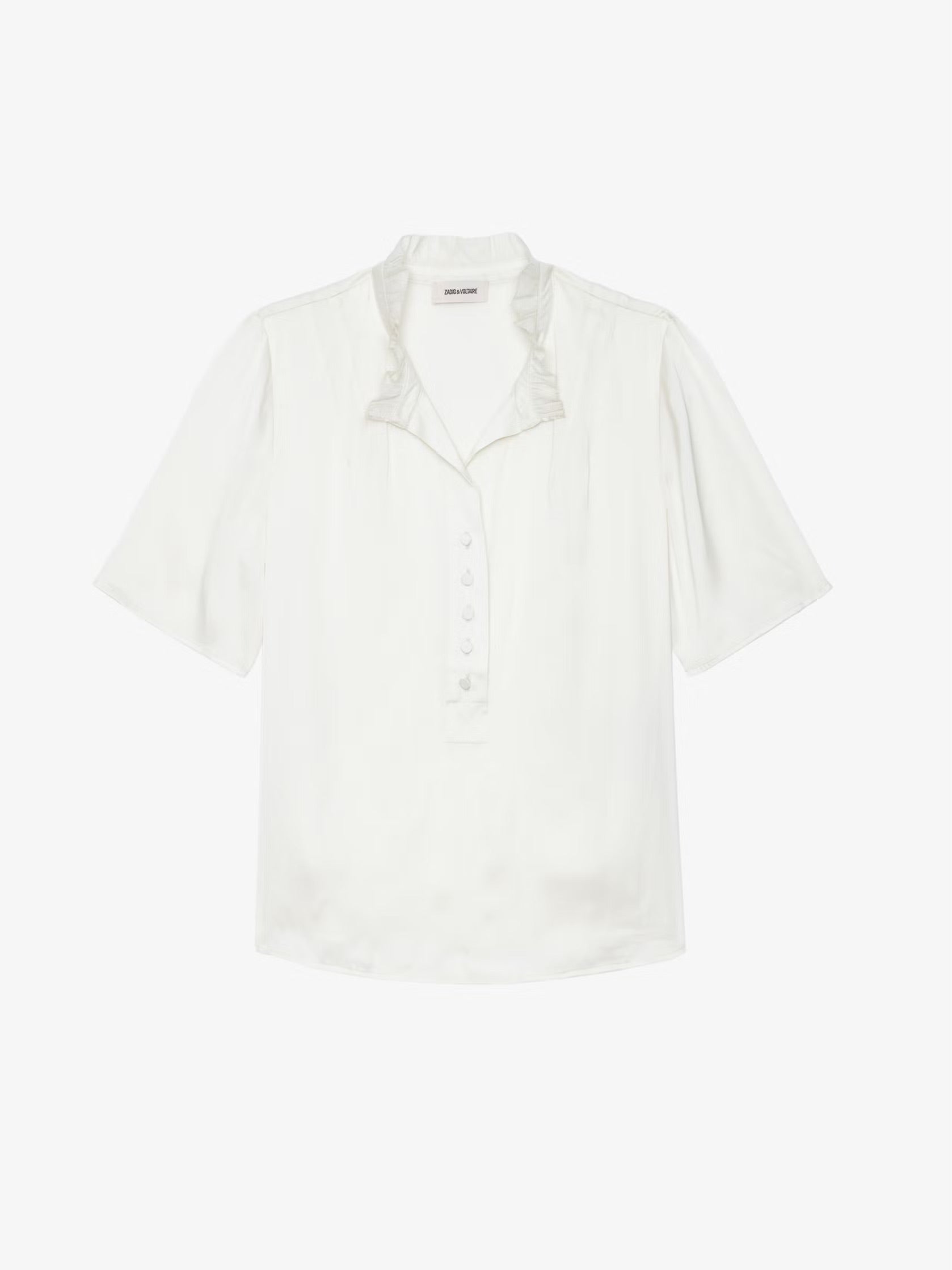 Zadig and Voltaire Topher Satin Top