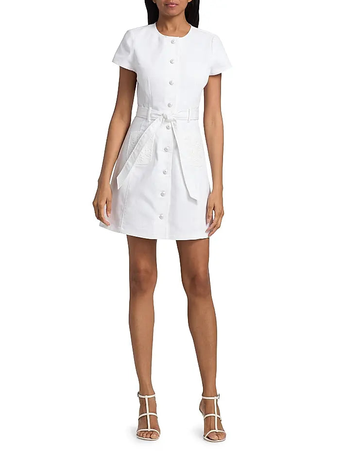 Cinq A Sept

Jaclyn Lace-Pocket Denim Minidress