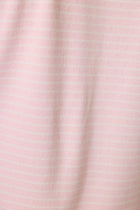 Pj Salvage Pretty Stripes Tender Pink Pointelle Short Sleeve Top