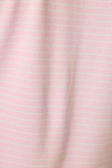 Pj Salvage Pretty Stripes Tender Pink Pointelle Short Sleeve Top