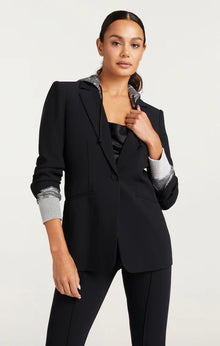 Cinq A Sept Sequin Hooded Khloe Jacket