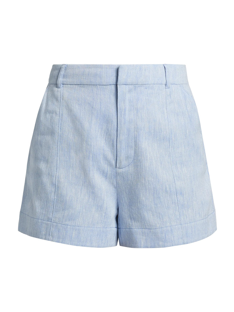 Cinq A Sept Tora Tailored Linen-Blend Shorts
