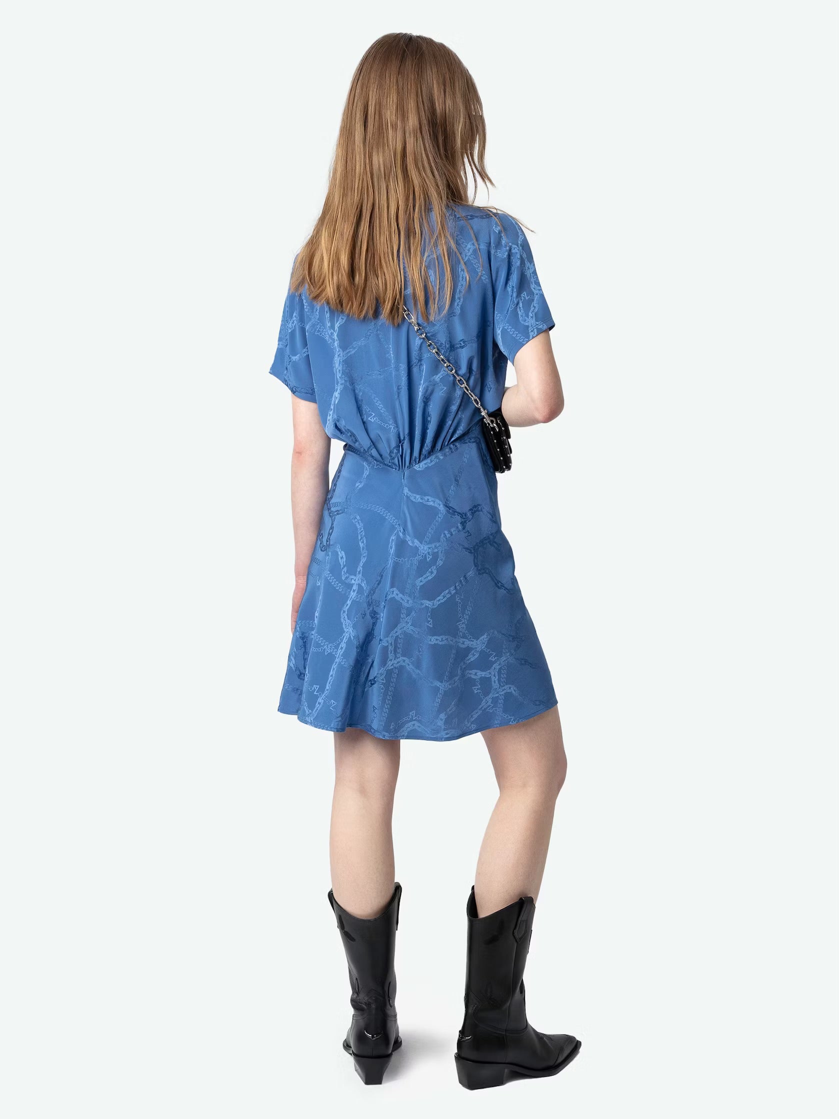 Zadig and Voltaire Rozom Jac Chaines Silk Dress