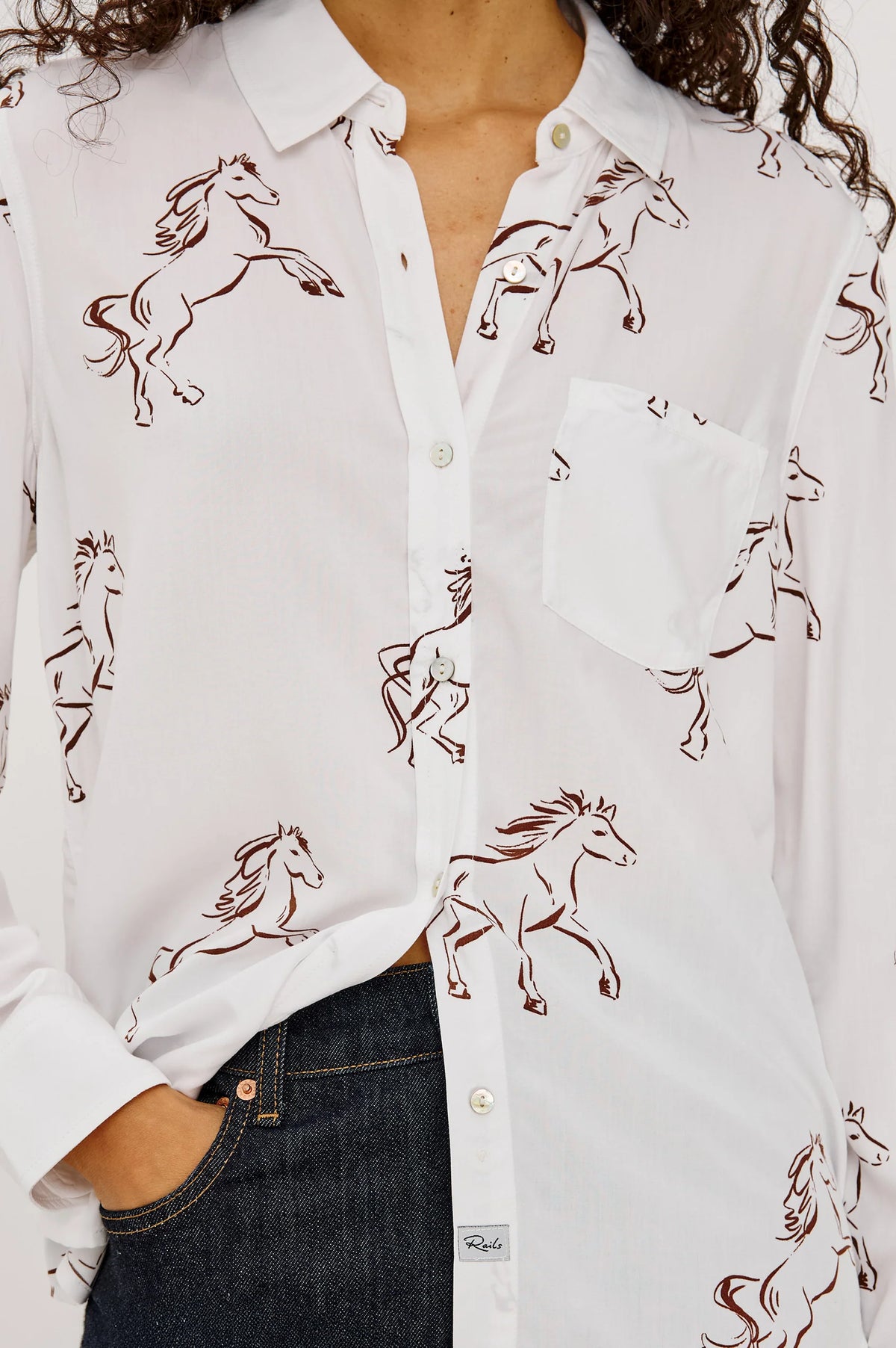 Rails Kathryn Shirt
Brown Stallion