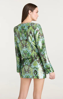Cinq A Sept Sequin Damask Aspen Jacket