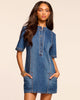Ramy Brook Skylar Short Sleeve Denim Mini Dress