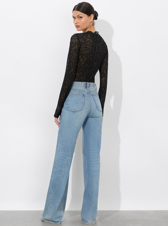 Alice and Olivia Taeyn Lace Bodysuit
