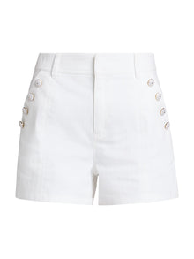 Cinq A Sept

Susie Button-Pocket Denim Shorts