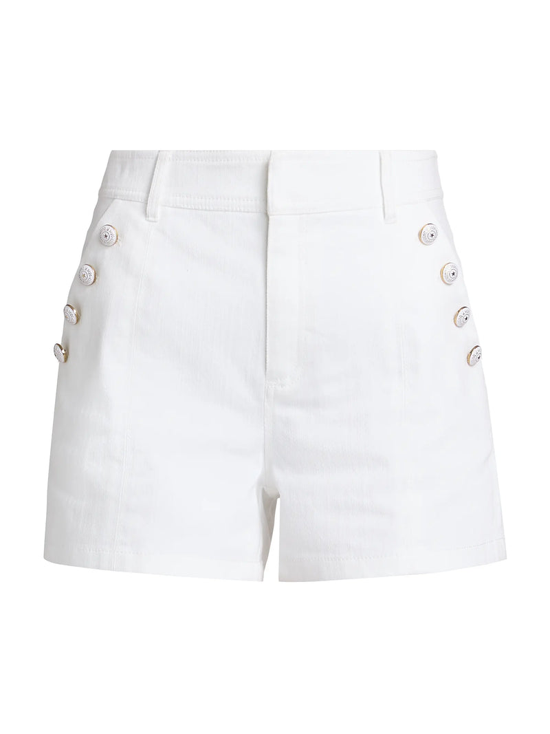 Cinq A Sept

Susie Button-Pocket Denim Shorts