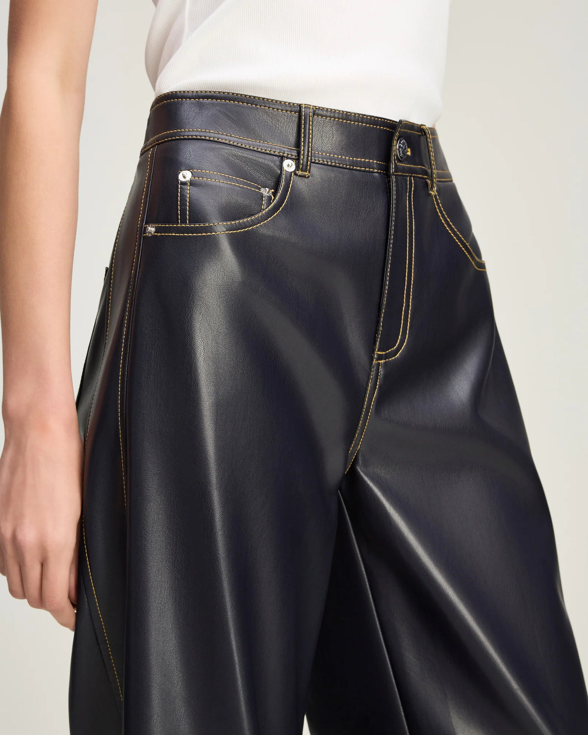 Cinq A Sept Vegan Leather Betsy Pant