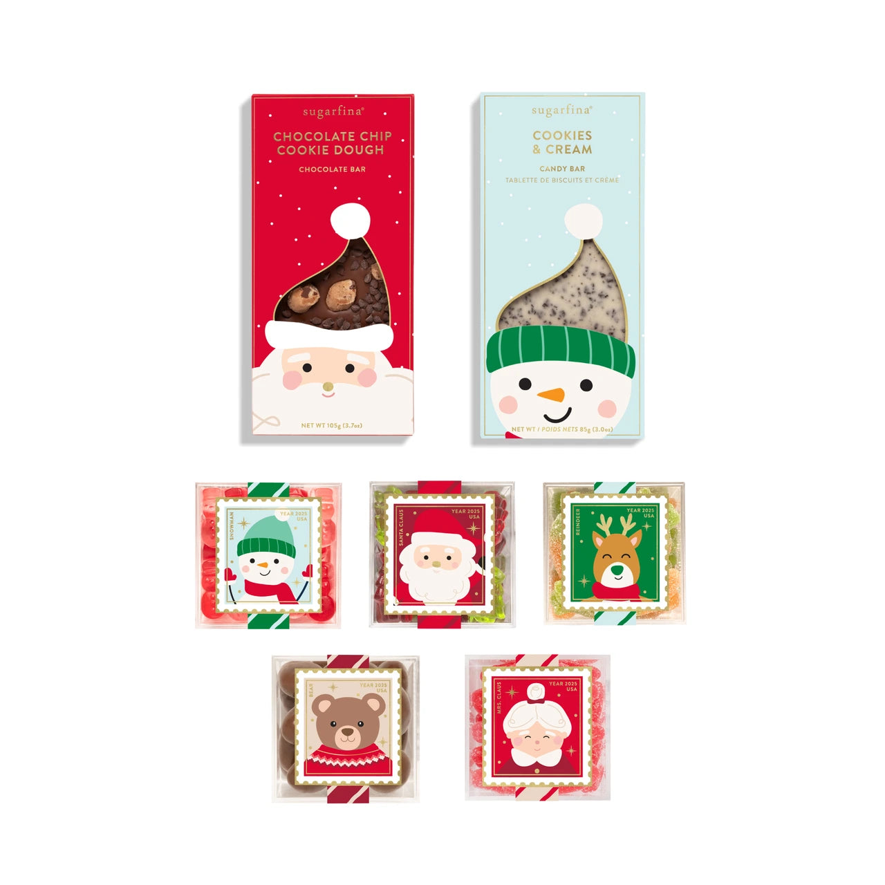Sugarfina Santa Chocolate Chip Cookie Dough Candy Bar