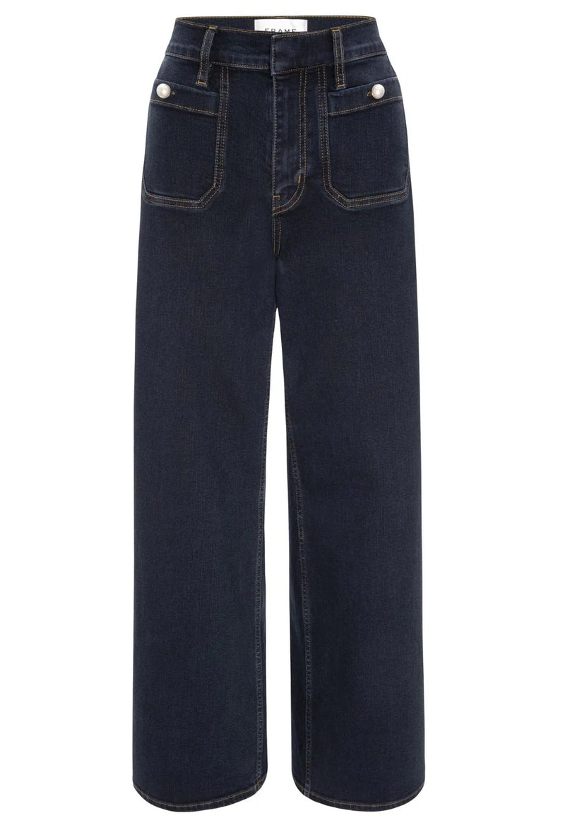 Frame The Pearl Slim Palazzo Modern Pocket Jean