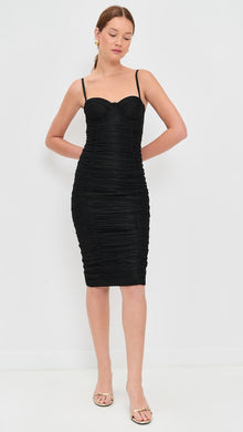 L’ Agence  Senna Lace Bustier Dress
