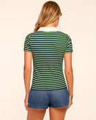 Ramy Brook Avalon Ribbed Knit Polo Top