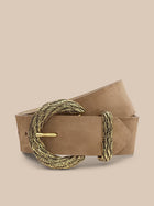 L’ Agence Adelle Suede Belt