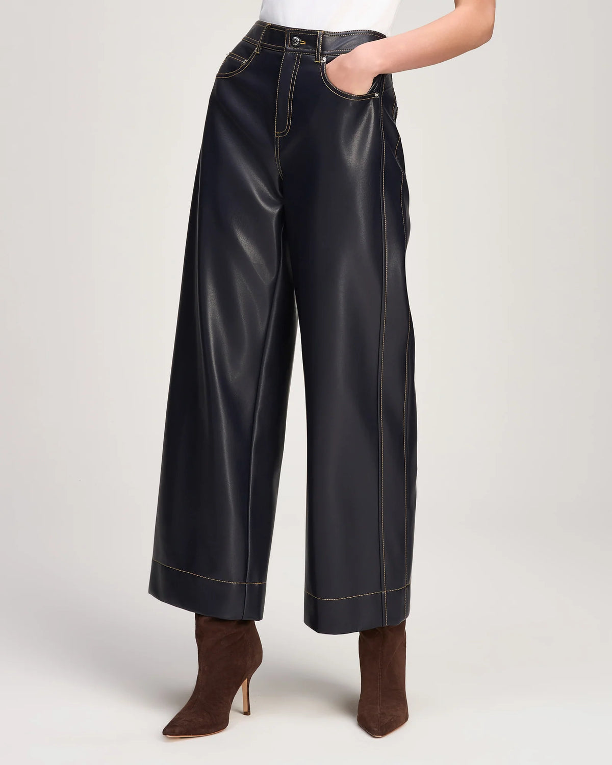 Cinq A Sept Vegan Leather Betsy Pant
