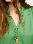 Zadig and Voltaire Topher Satin Top