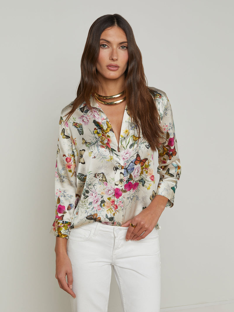 L’Agence Dani Silk Blouse
