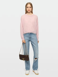 Zadig & Voltaire Rock Clutch- brownie