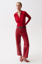 Pistola Jett High Rise Bow Straight Pant