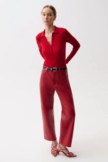 Pistola Jett High Rise Bow Straight Pant