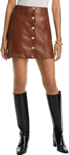 Cinq A Sept Vegan Leather Claudia Skirt