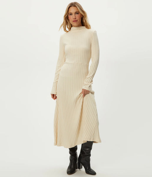 Michael Stars Lenox Mock Neck Midi Dress
