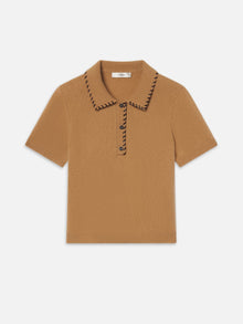 Frame The Leather Stitch Polo
