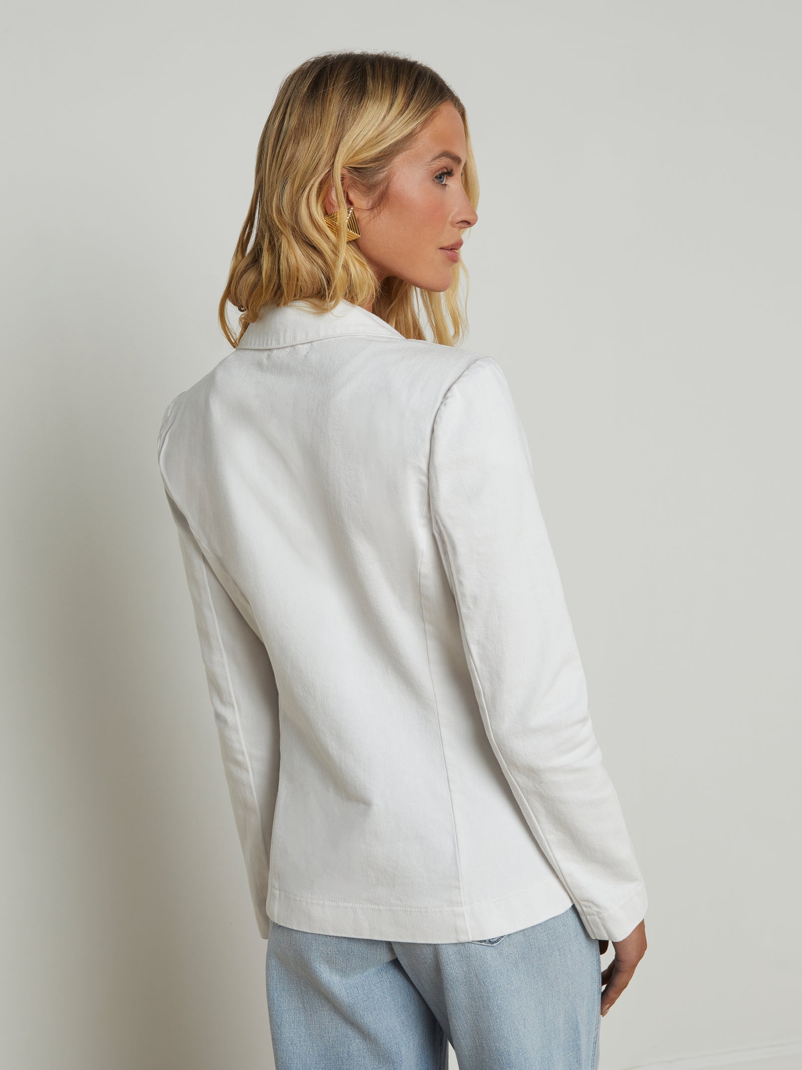 L’ Agence  Baldwin Denim Blazer