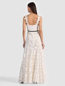 Alice and Olivia Calla Lace Maxi Dress