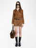Zadig and Voltaire Thelma Suede Leather Shirt