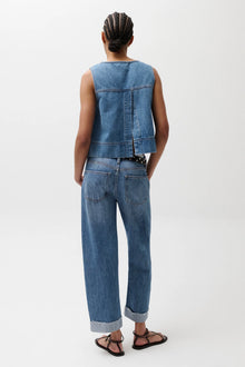 Pistola Kacey Mid Rise Cuffed Boyfriend Jean