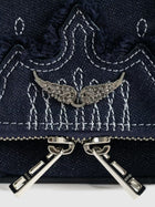 Zadig & Voltaire Rock mini clutch- denim
