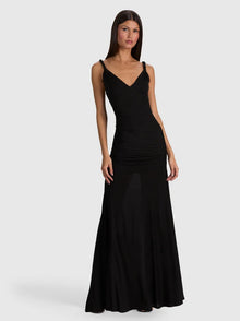 Alice and Olivia Bianca Twist Strap Maxi Dress