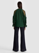 Alice and Olivia Aleena Lace Blouse