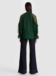 Alice and Olivia Aleena Lace Blouse