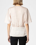Zadig and Voltaire Thodri Satin Button-Front Blouse