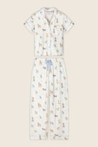 Pj Salvage Meet Me in Pawris Dog Print 3-Piece PJ Set