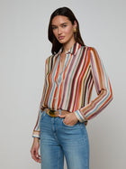 L’ Agence Nina L/S Silk Blouse