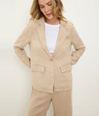Michael Stars Aubrey Linen Blazer