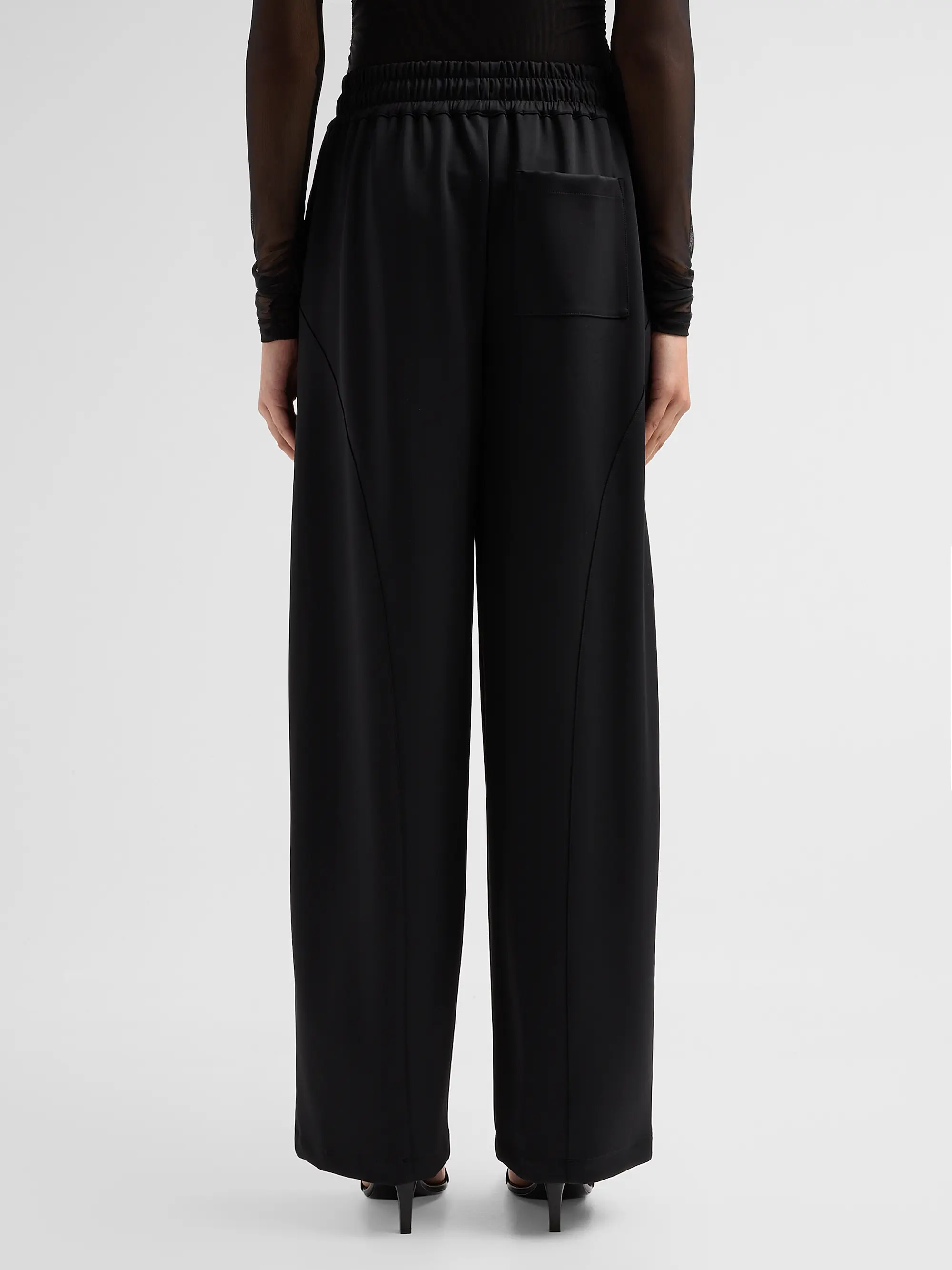 Cinq A Sept Cobain Satin Drawstring Pant