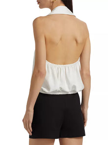 Ramy Brook Lucinda Tie-Waist Halter Top