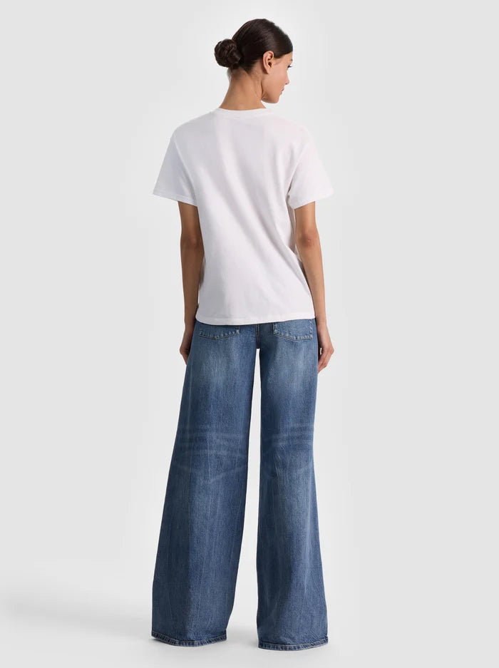 Alice and Olivia Alvera Guns & Roses Tee