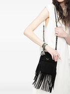 Zadig and Voltaire Rockson Nano Fringed Suede Shoulder Bag