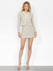Alice and Olivia Peyton Cropped Tweed Jacket