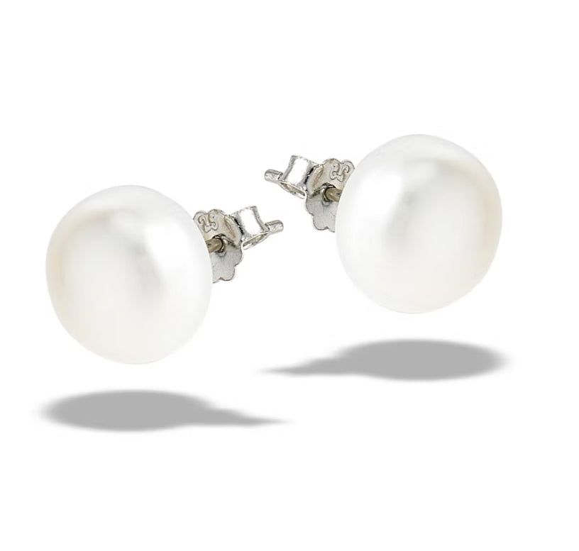 Genesis Jewelry Pearl Stud Earrings