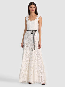 Alice and Olivia Calla Lace Maxi Dress