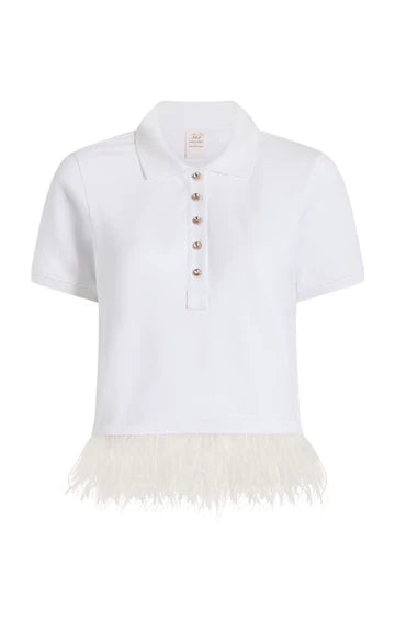 Cinq A Sept Reign Polo Top